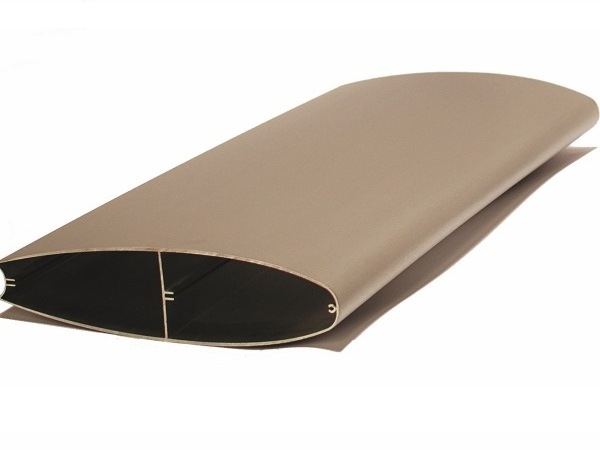 Customize Anodized Powder coated airfoil section aluminum airfoil extrusion