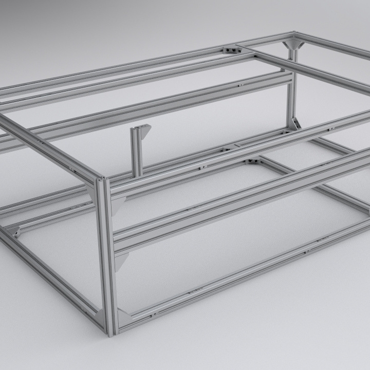 Good surface high end aluminum profile for T slot table t slot table aluminum