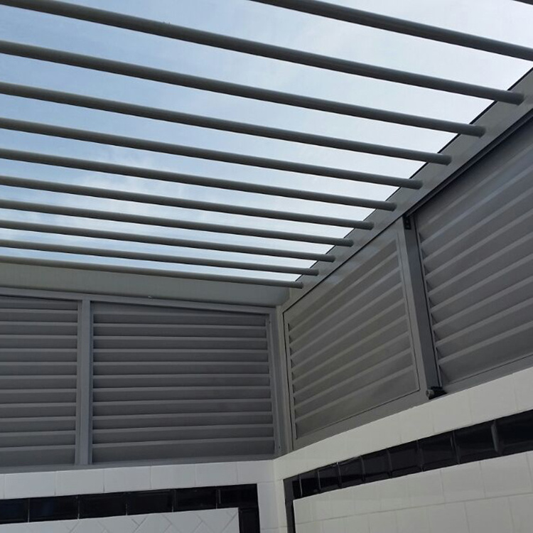 High demands OEM building curtain wall sun aluminum louvers