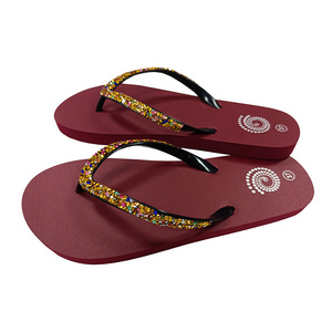 Top rated light comfortable custom fancy beach slippers flipflops slippers for women