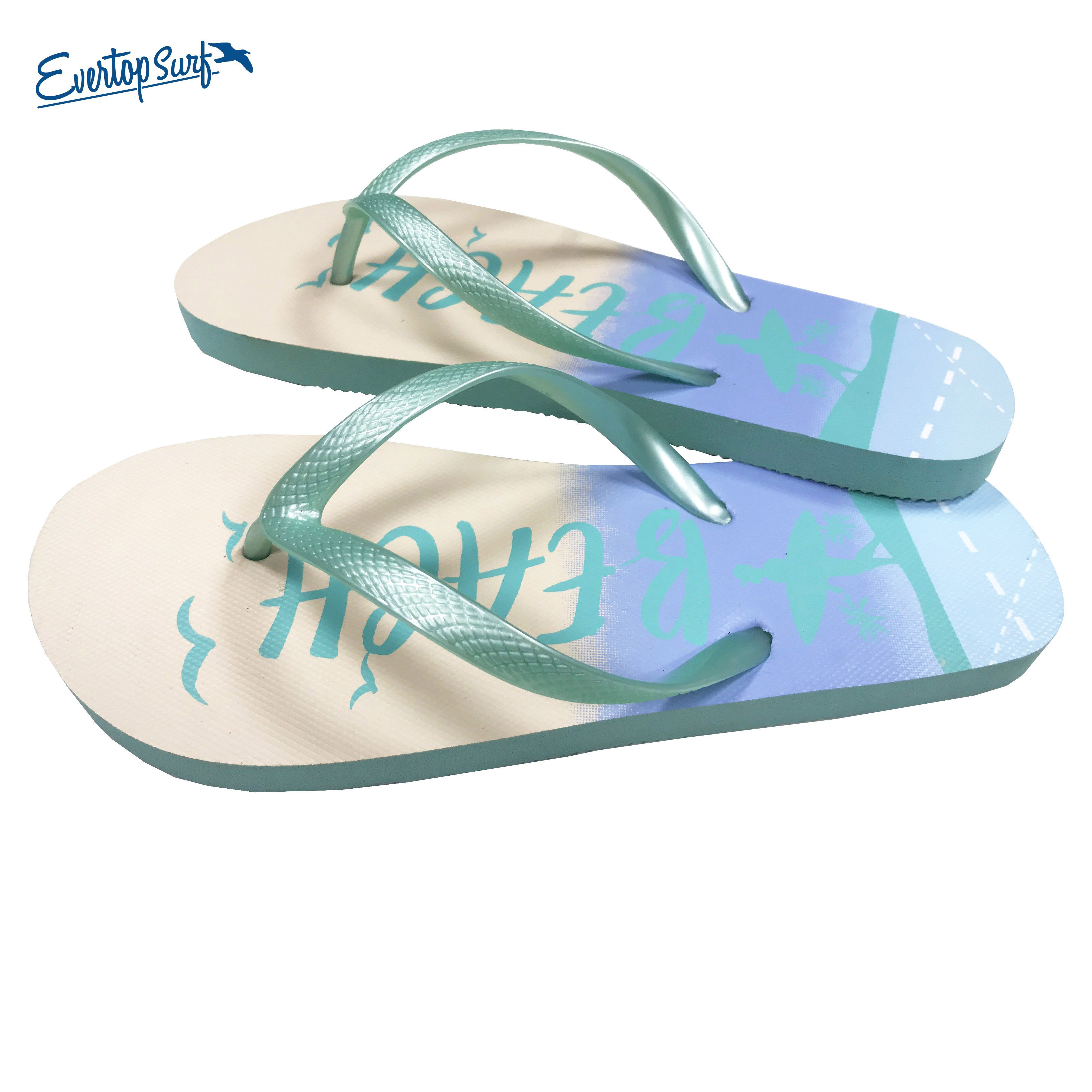 Bulk wholesale cheap EVA flip flops home slippers for adults women mixed colors slippers