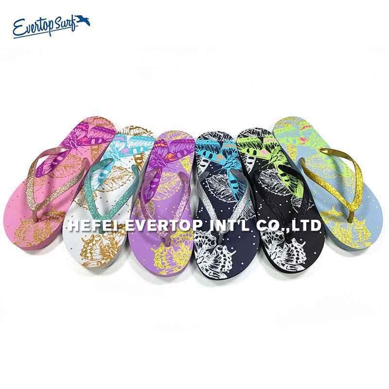 New fashion women's summer breathable slides slippers rubber flip flop women's sandals