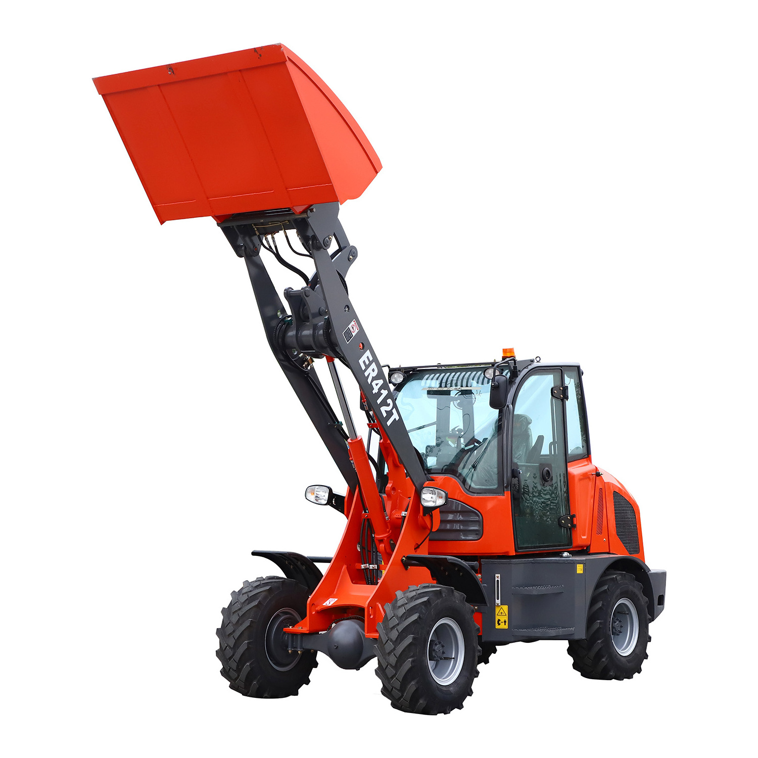 Chinese New ER408T 0.8ton Small Articulated Snow Blower Farm Bucket Mini Front End for Wheel Loaders from China