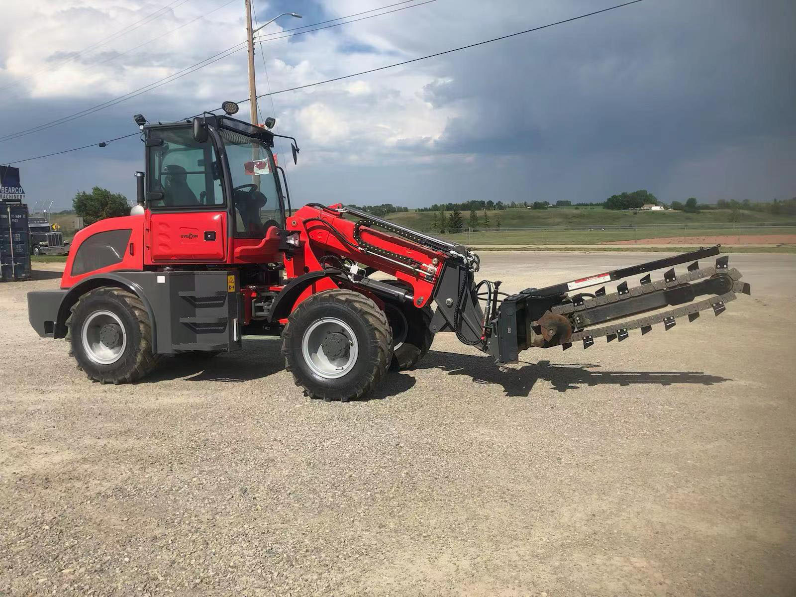 Everun ER2500F 2.5ton high quality small machinery CE approved bucket compact telescopic mini wheel loader