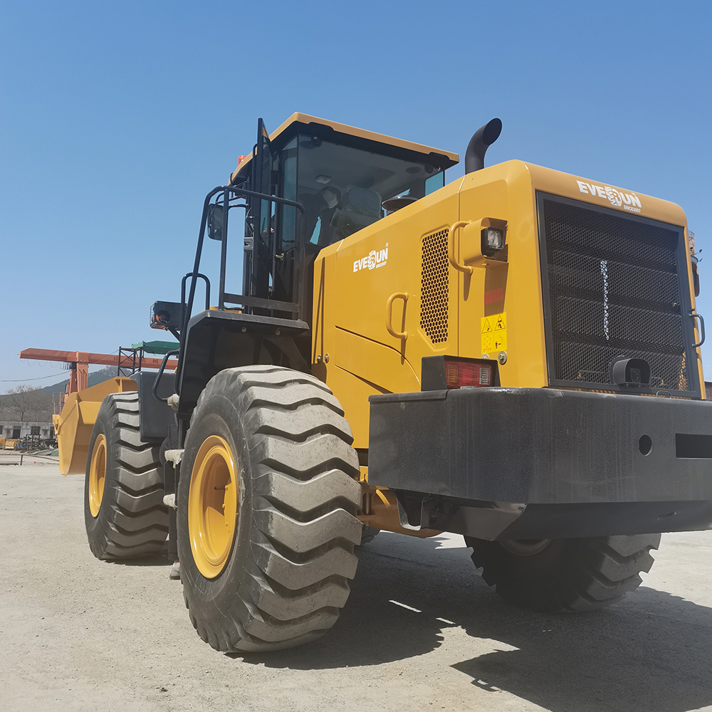 New Chinese EVERUN ER50 5ton Construction And Agricultural Terrain Heavy Duty Wheel Loader For Hot Sell