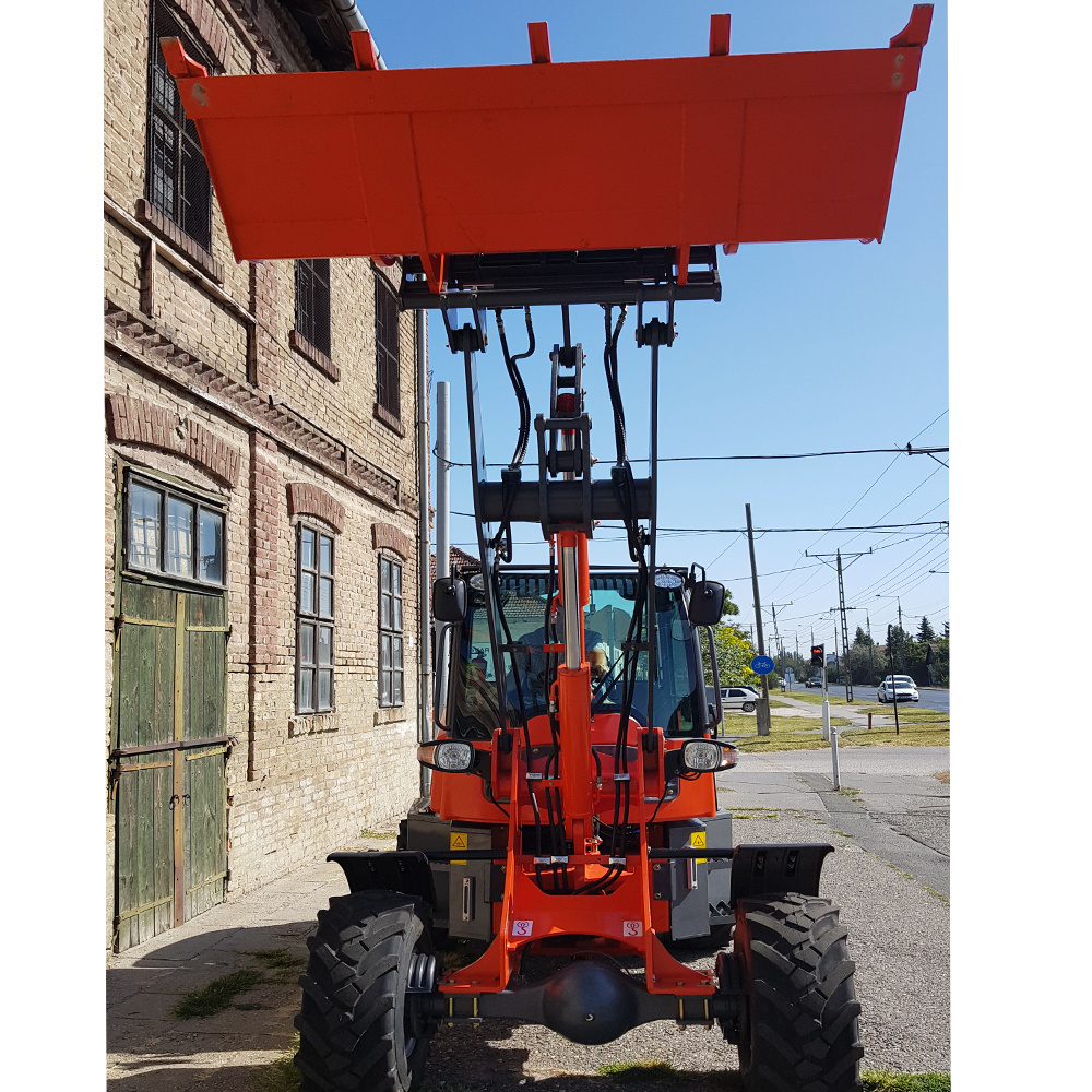 EVERUN ER416T 1.6t hot sale construction small compact front end earth-moving mini loader snow plow