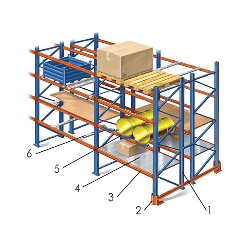 Customized Heavy Duty Selective Pallet Rack Boltless Adjustable Metal Frame Garage Shelving 5 Layer Storage Shelf Rack