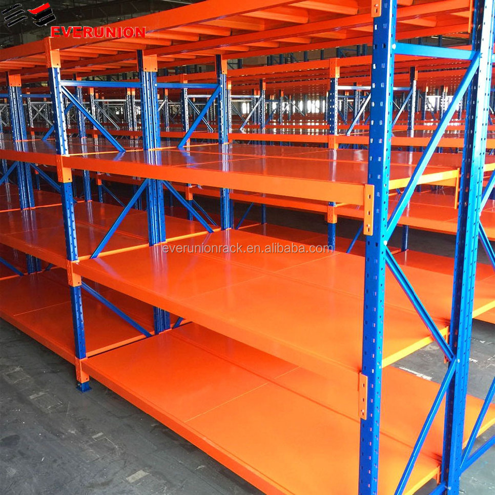 Long Span Warehouse Shelves with Steel Panel