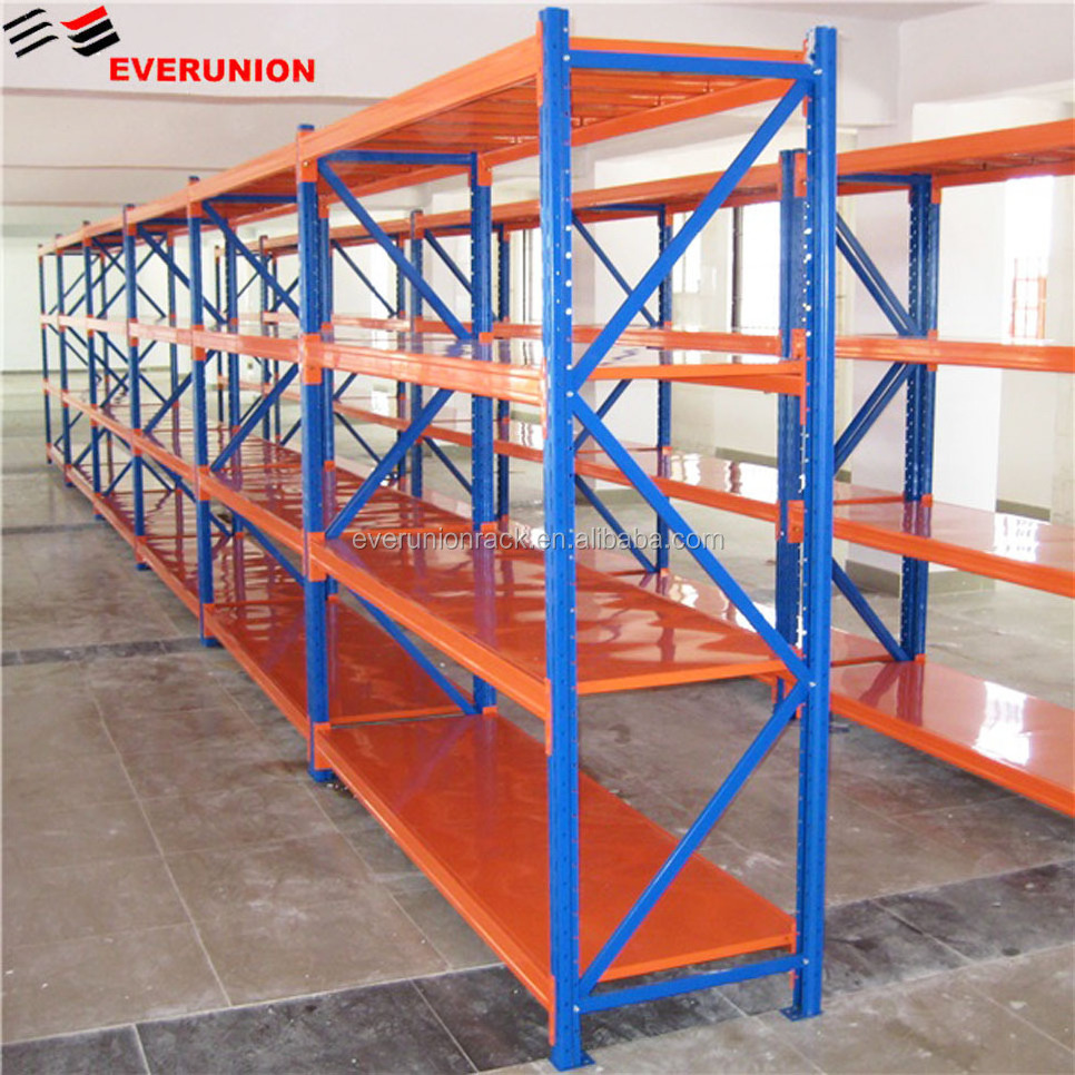 Long Span Warehouse Shelves with Steel Panel