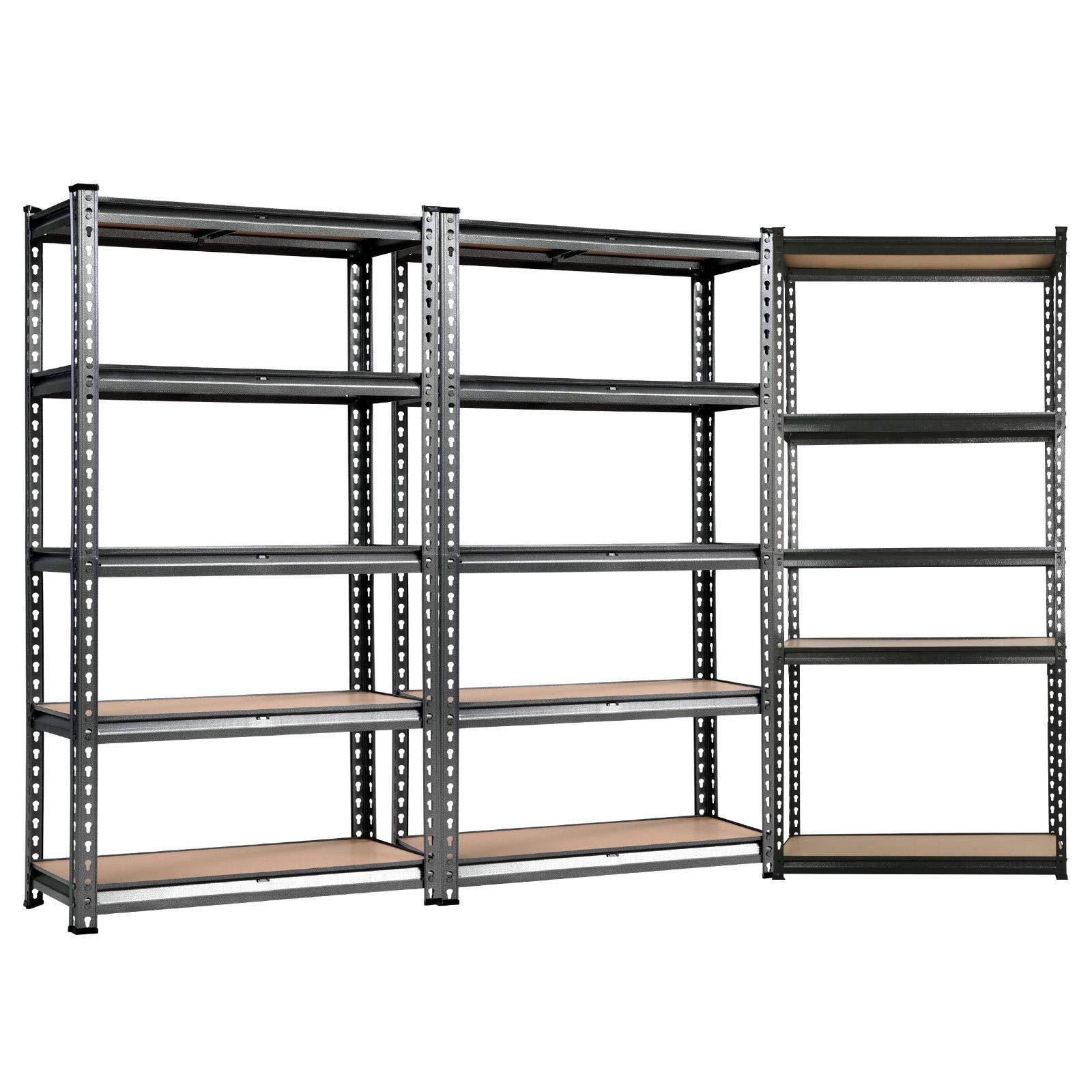 Customized Heavy Duty Selective Pallet Rack Boltless Adjustable Metal Frame Garage Shelving 5 Layer Storage Shelf Rack