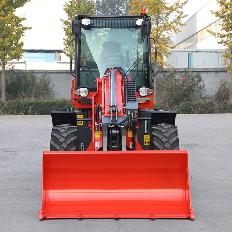 China Everun ER2500F 2500kg Factory Direct Bucket Snow Shovel Small Telescopic Wheel Loader