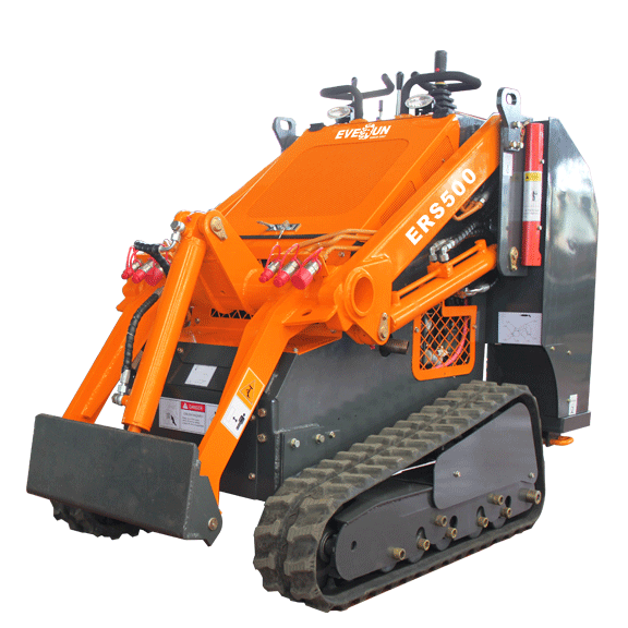 EVERUN brand ERS500 CE EPA small agriculture garden China diesel micro compact mini skid steer loaders with attachments