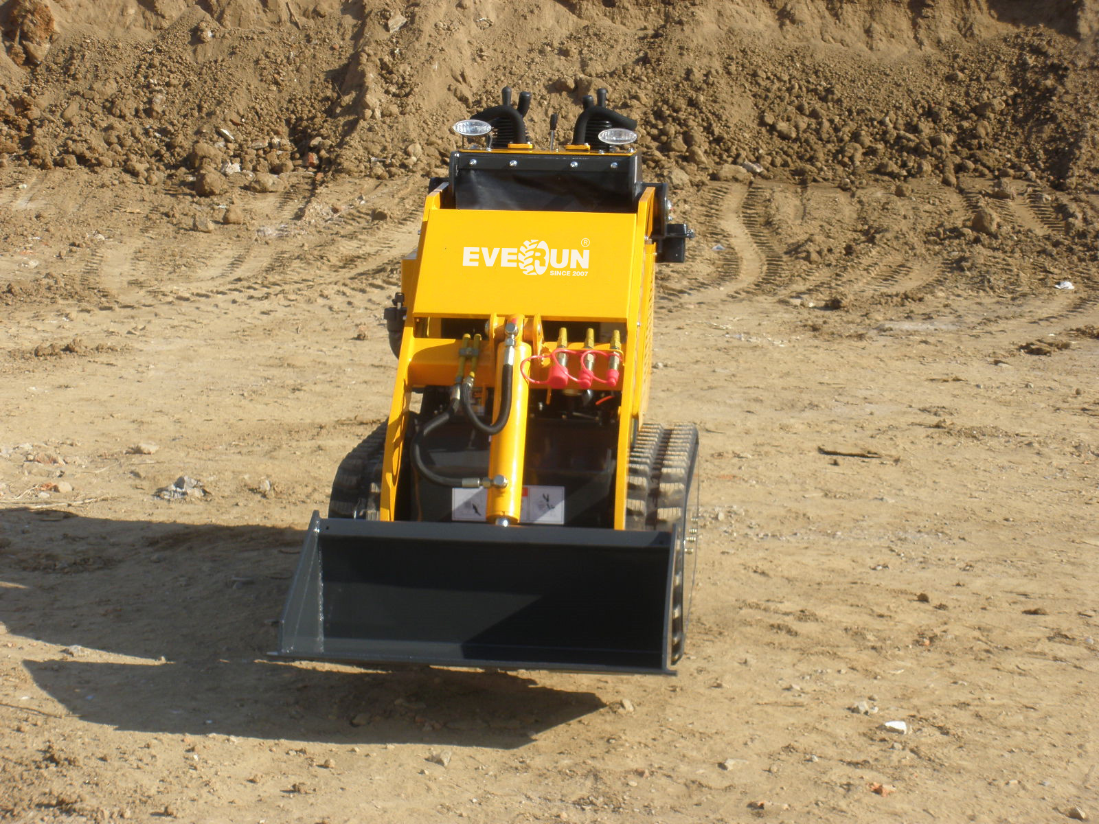 EVERUN CE ERS280 200kg epa construction machines small Chinese international mini skid steer loader with bucket mulcher