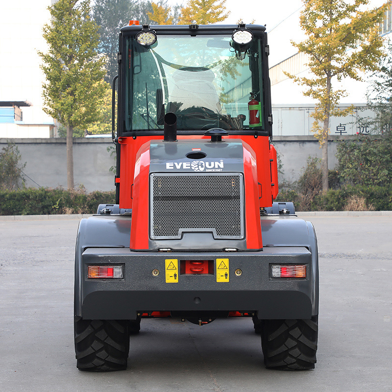 China Everun ER2500F 2500kg Factory Direct Bucket Snow Shovel Small Telescopic Wheel Loader