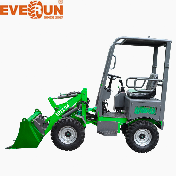 Everun customizable EREL04 0.4t Machine Imported Engine front end bucket compact electric mini wheel loader