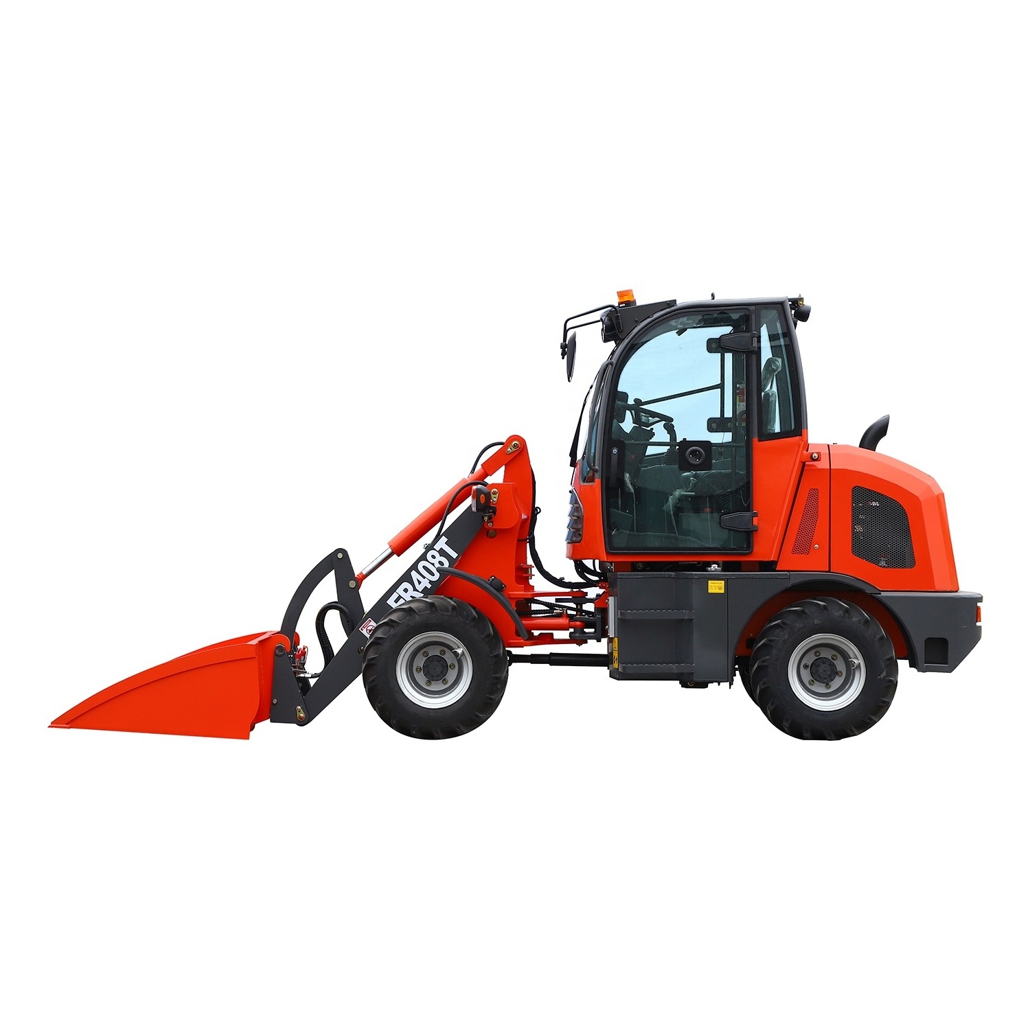 Everun ER408T 800KG mini wheel loader small size diesel articulated payloader price compact loader