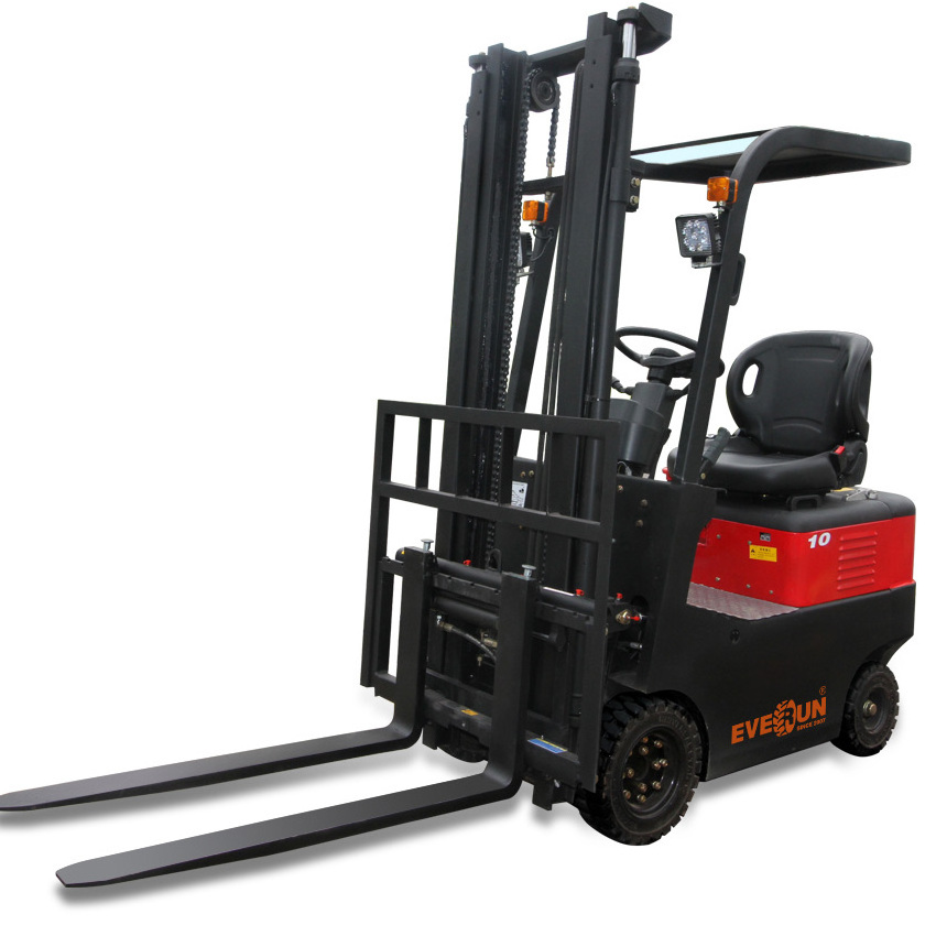 EVERUN EREF10F portable brand new outdoor battery operated small telescopic mini electric forklift 1 ton prices for sale