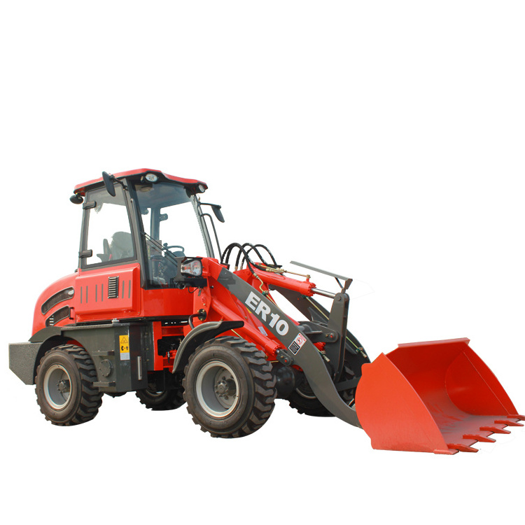 China factory Wholesale Everun high quality loader mini small 4 wheel shovel loader front end bucket loaders