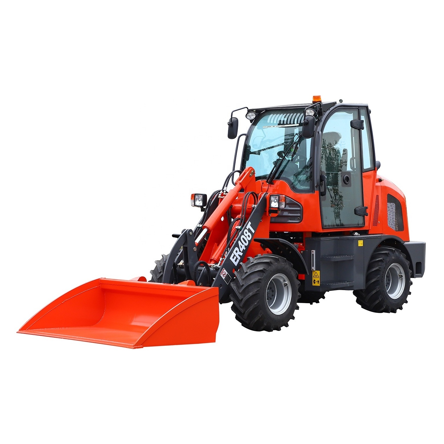 Everun ER408T 800KG mini wheel loader small size diesel articulated payloader price compact loader