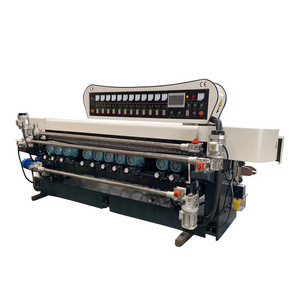 Automatic mobile glass straight edge beveling polishing grinding machine insulating glass line