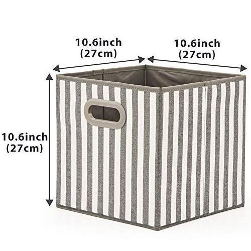 Large Rectangular Nautical Baskets for Storage,  Closet Storage Bins Organizing Baskets for Shelves, Nursery Toys