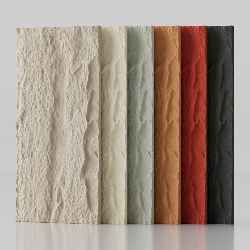 PU Artificial Stone Wall Panel Polyurethane Mushroom Stone 3D Decorative Stone Wall Panel