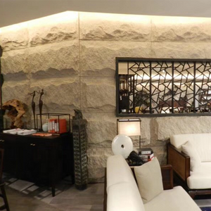 Lightweight PU Artificial Stone Wall Panels Mushroom Stone Interior Wall 3D Decorative Stone Wall Panels