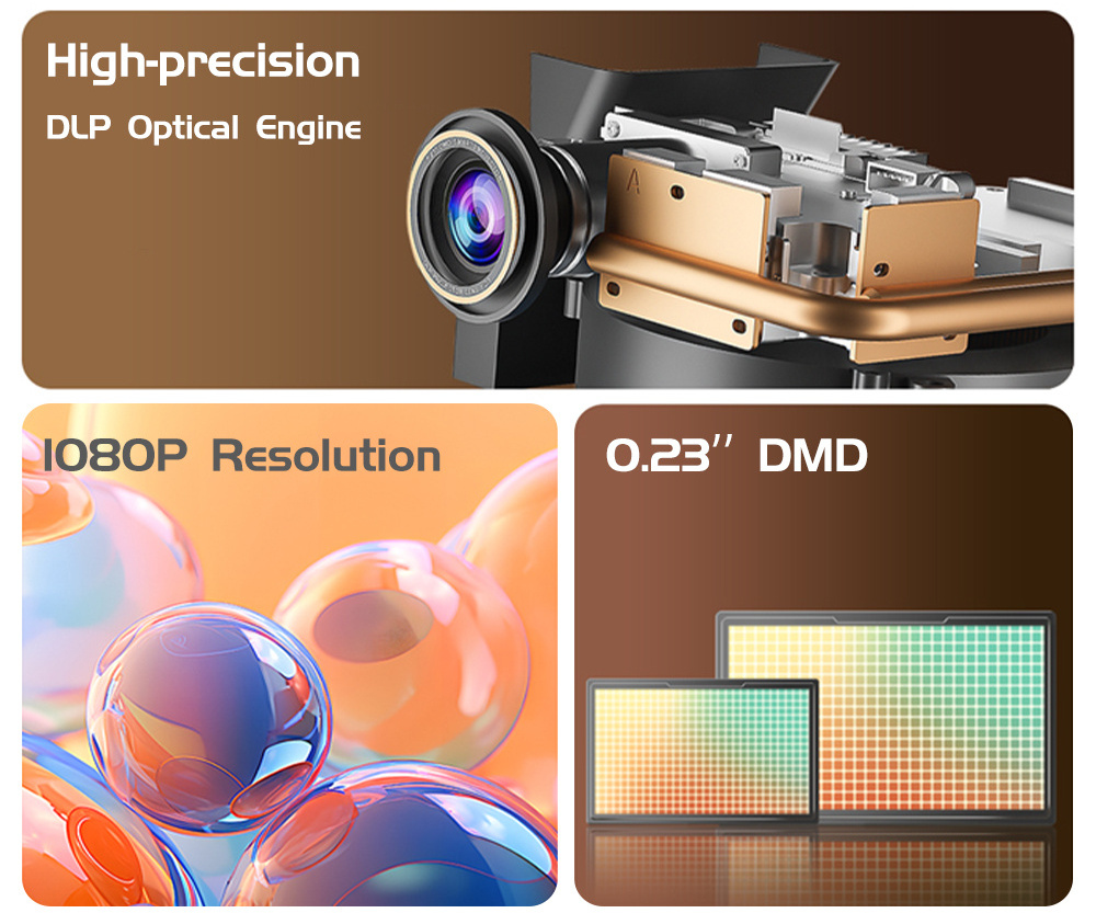 TouYinger G5  best projector price Full HD  Dlp Android 11 Beamer 3d 4k  Home Theater Smart  video  Portable1 080p projector