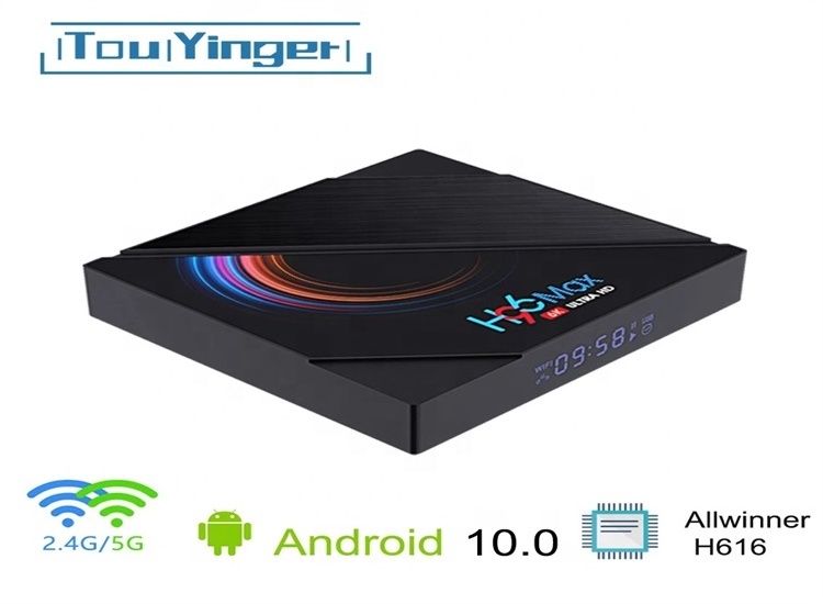 Touyinger H96 Max Android 10.0 Allwinner H616 2gb 4gb Ram 16gb 32gb 64gb Smart tvbox iptv set top box Android Box