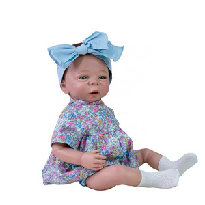 New Arrival Fashion Realistic Soft Muneca Reborn Baby Dolls Soft Silicone Bebe Custom 55 cm Reborn Dolls