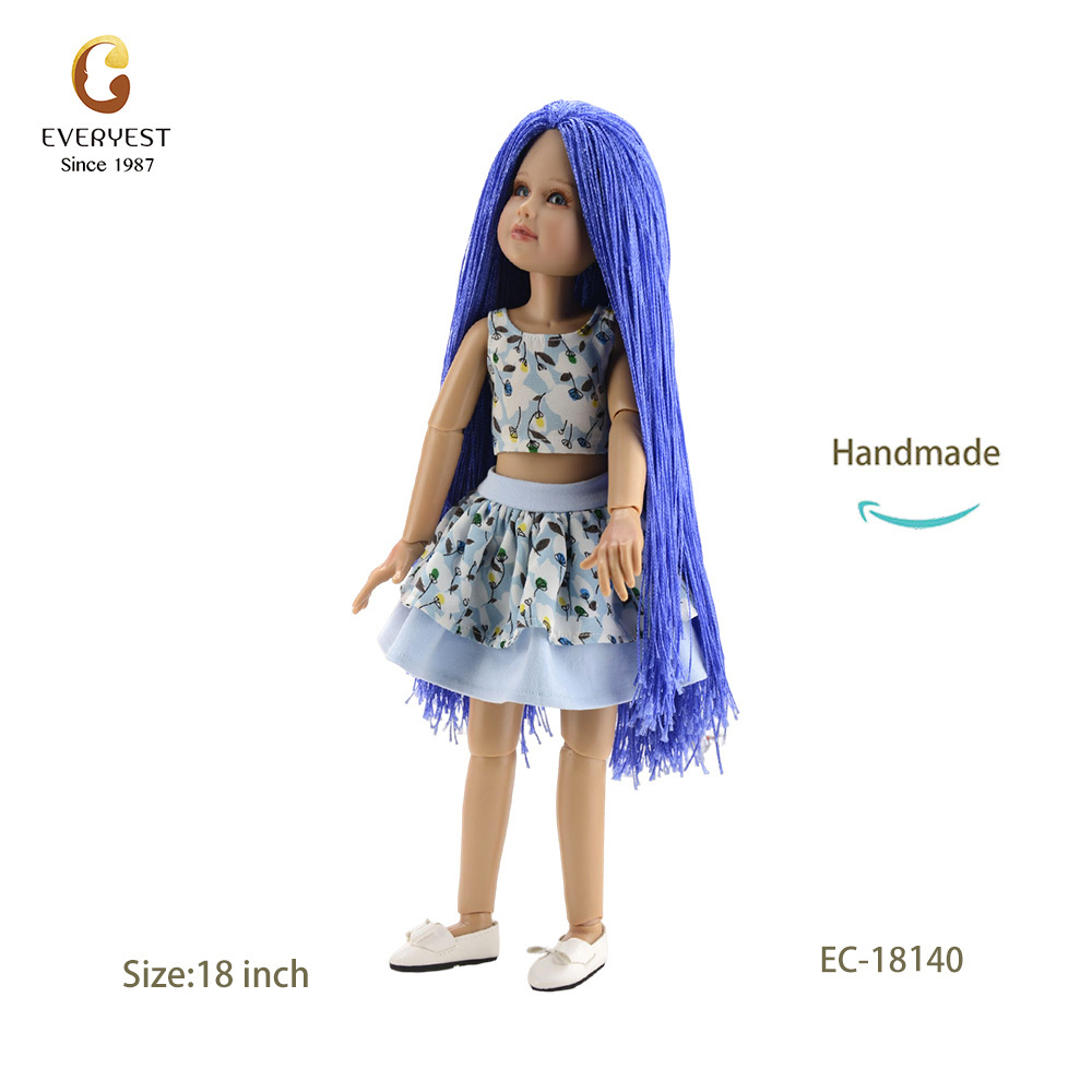 braid hair style 18 inch 45 cm body ball jointed doll bjd  fashion doll for sale