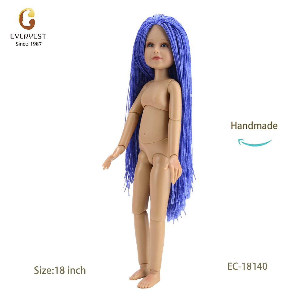 braid hair style 18 inch 45 cm body ball jointed doll bjd  fashion doll for sale