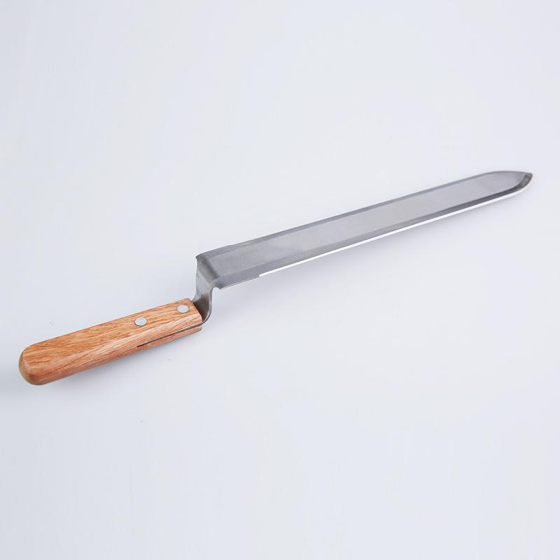 Honey Uncapping Knife Stainless Steel Serrated Beekeeping Knife for Harvesting Extracting Honey Equipment Bee Hive Tool