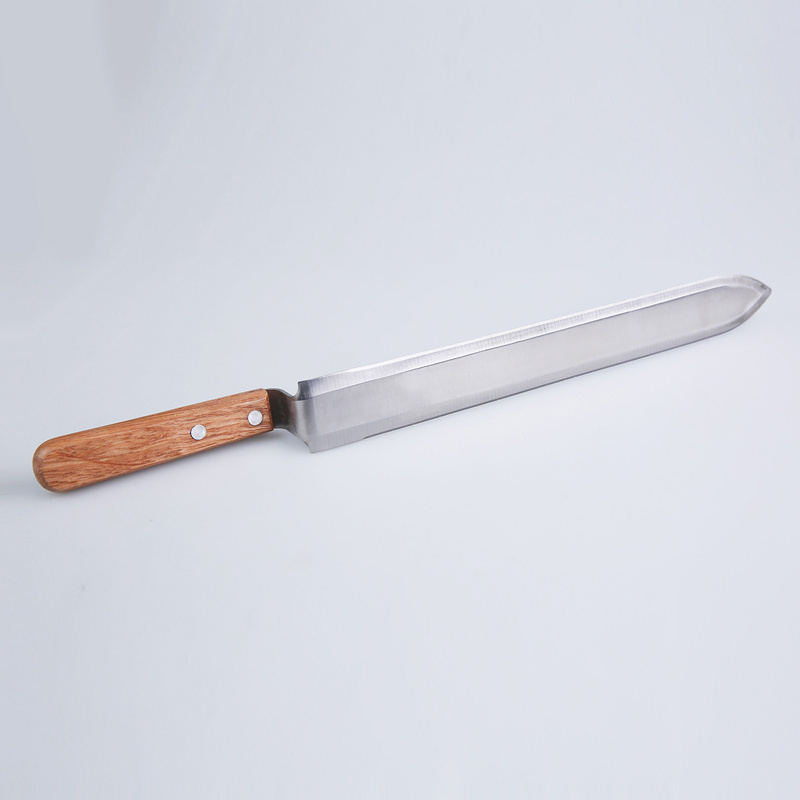 Honey Uncapping Knife Stainless Steel Serrated Beekeeping Knife for Harvesting Extracting Honey Equipment Bee Hive Tool