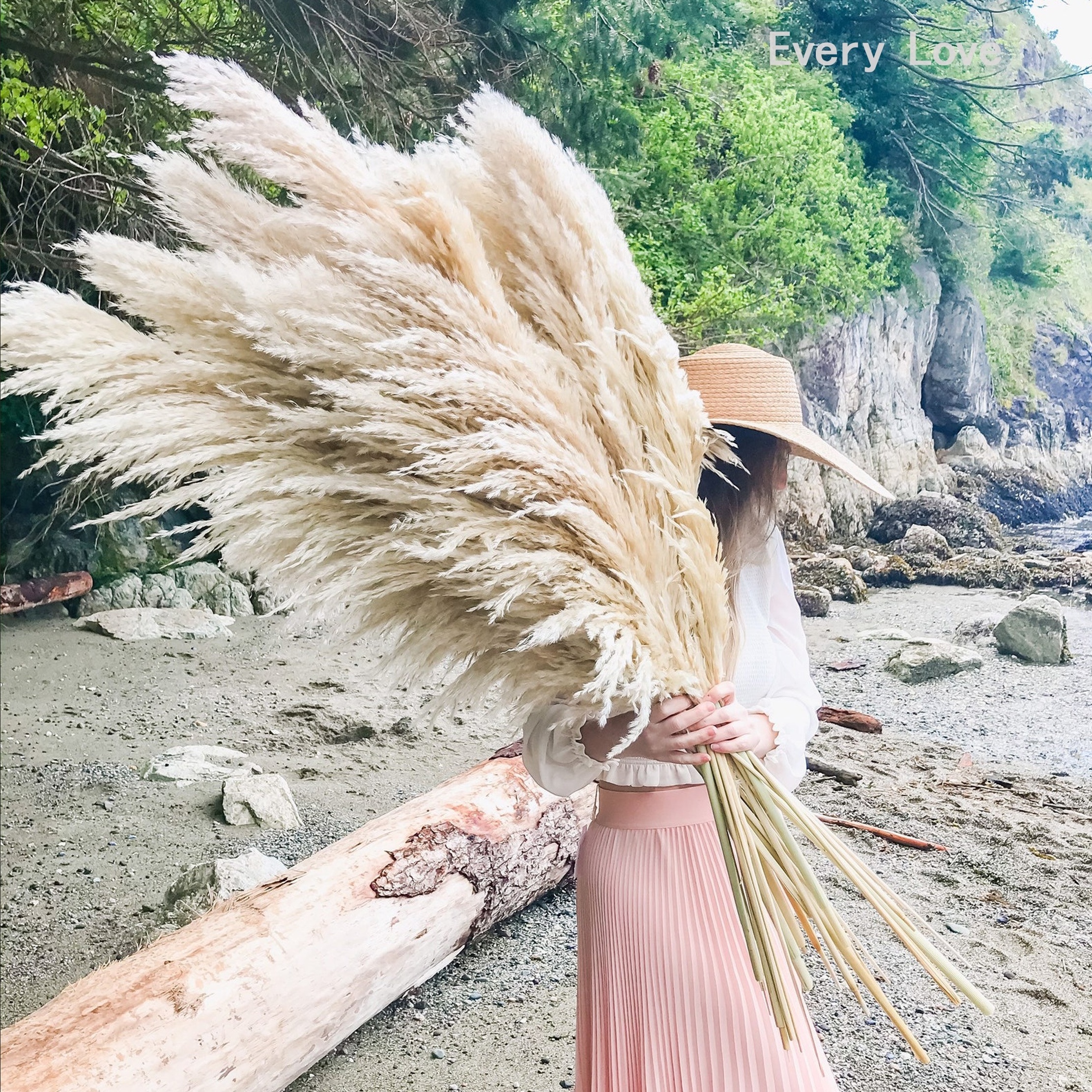 White Gray 66 Tall Natural Large fluffy dried decorative Artificial dried flower Pampasgras pampas grass for wedding home decor