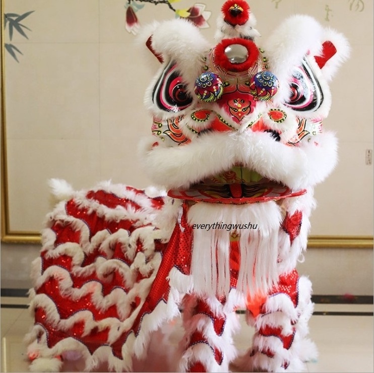 Traditional Chinese Lion Dance Costume for Adults Foshan Lion Dance Equipment for Martial Arts and Clothing