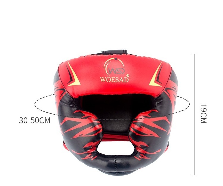 High Quality Sanda Helmets for Kids and Adults Protective ABS Taekwondo Head Guard with Face Protector Karate Sport Style