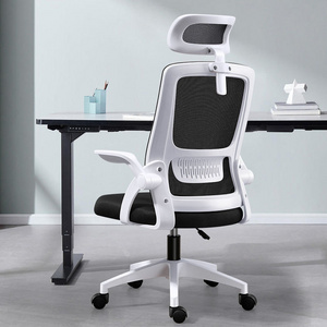 chairs rotating fabric swivel gas lifting computer desk ergonomic mesh office chair equipment framed metal furniture comfortable