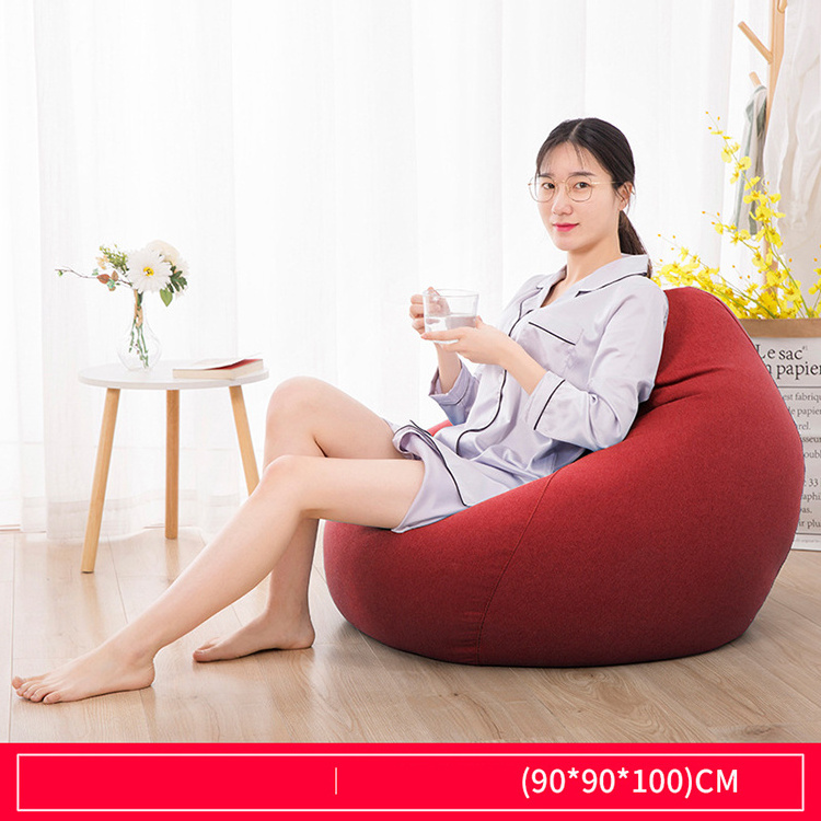 Inflatable foam bean bag sofa,comfortable memory foam bean bag,lazy sofa living room recliner chair with tiny stirrups