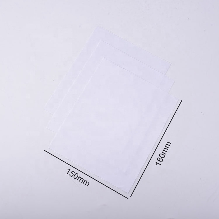 Custom Logo printed Microfiber Eyeglasses Lens Cleaning Cloth, White Black Glasses Cleaning Cloth