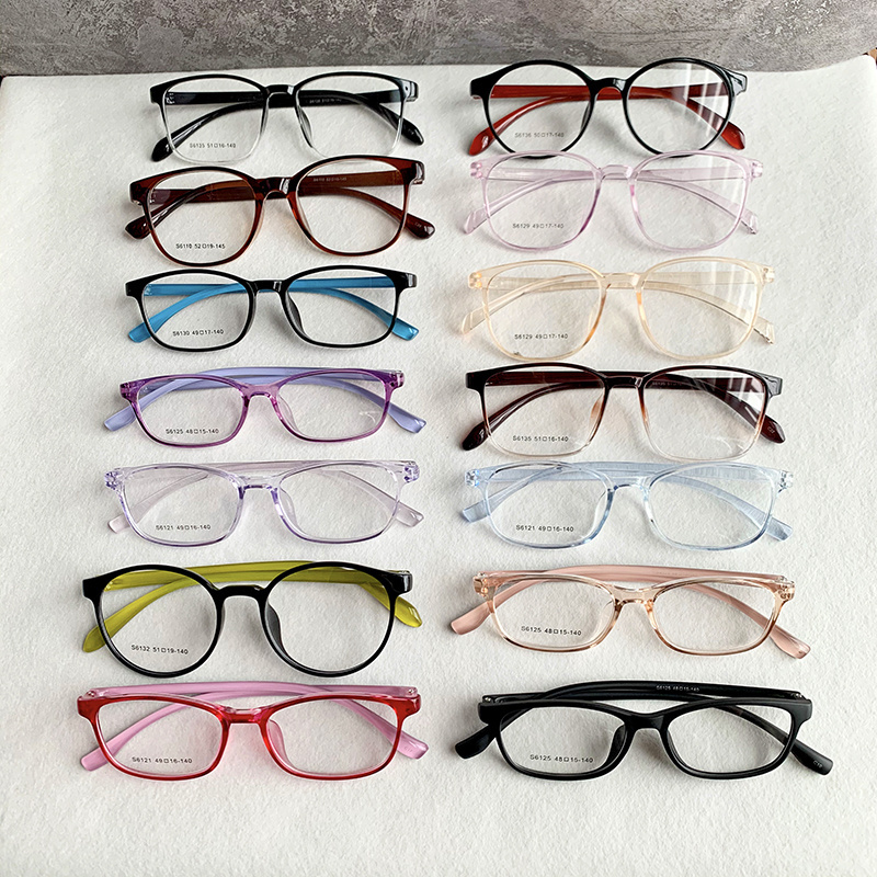 wholesale cheap mixed order custom logo eyewear tr90 glasses frames pc optical eyeglasses frames for women men