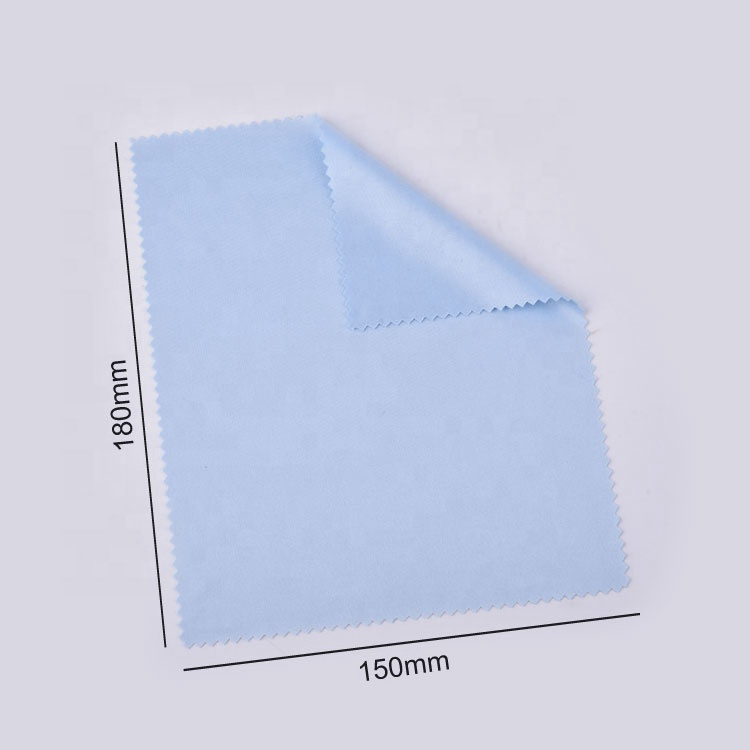 Custom Logo printed Microfiber Eyeglasses Lens Cleaning Cloth, White Black Glasses Cleaning Cloth