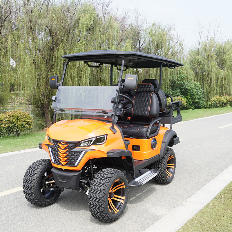 Trustworthy Supplier Jeep Electric 4 Seater Minibus Club Car Golf Cart With Lithium Battery