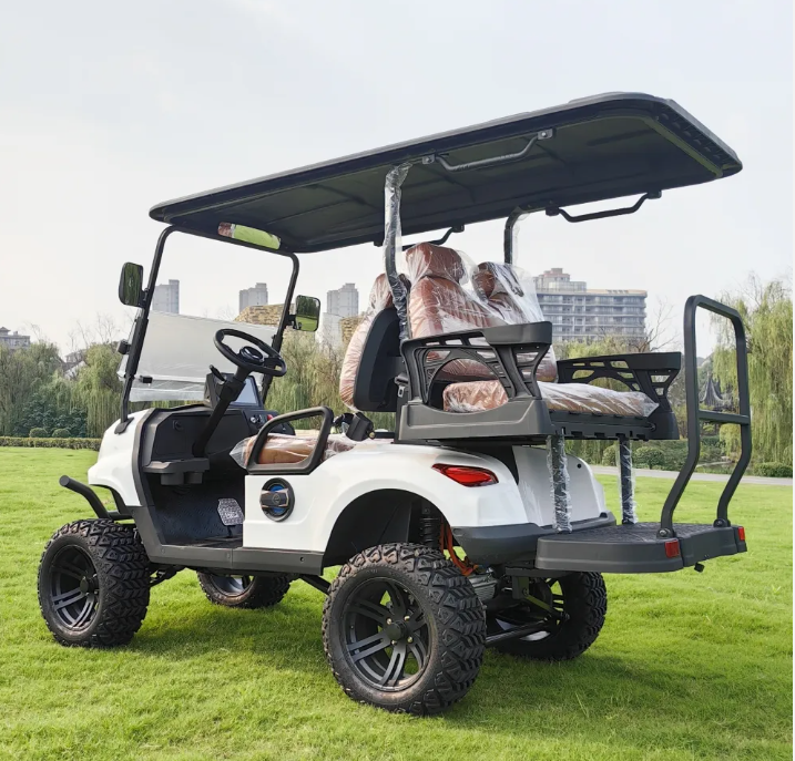 Simple Structure New 4 Seat Street Legal Free Shipping Electric Golf Cart For Sale