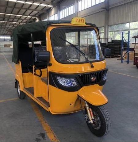 3 Seats Bajaj Passenger Tricycle 5 Seats Taxi Tricycle 1000W e-tricycles