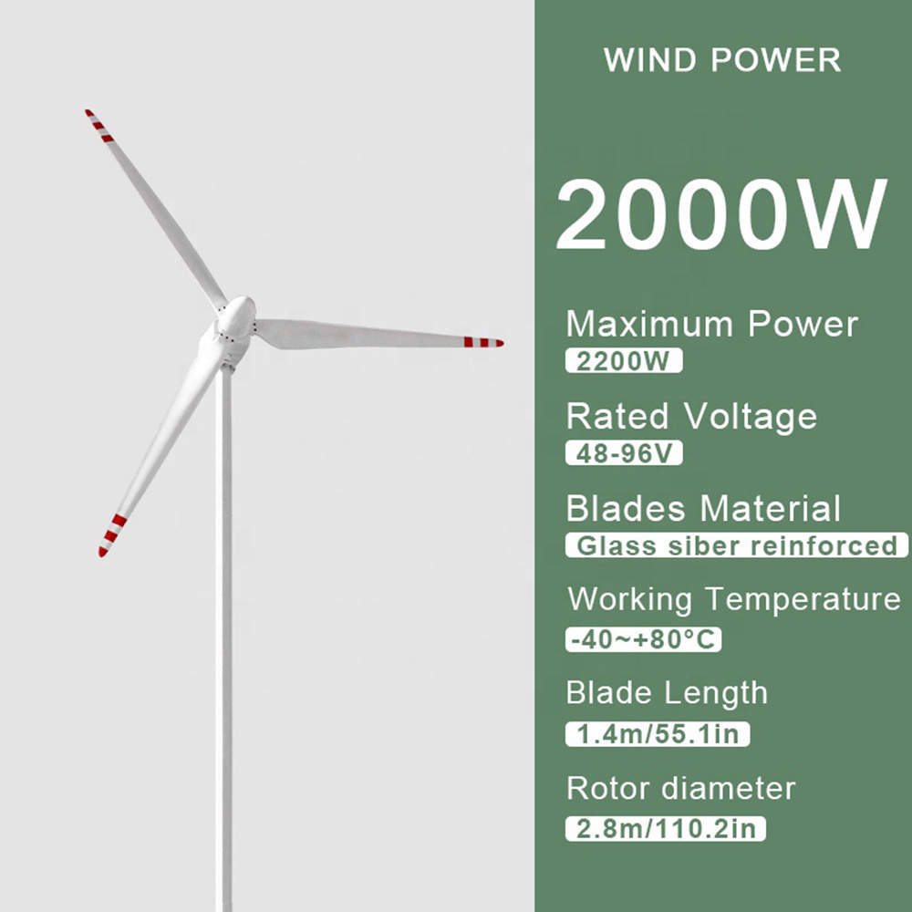 3KW 5KW 10KW 15KW 20KW 30KW turbina eolica Wind Turbine Generator windmills system Horizontal Wind Turbine