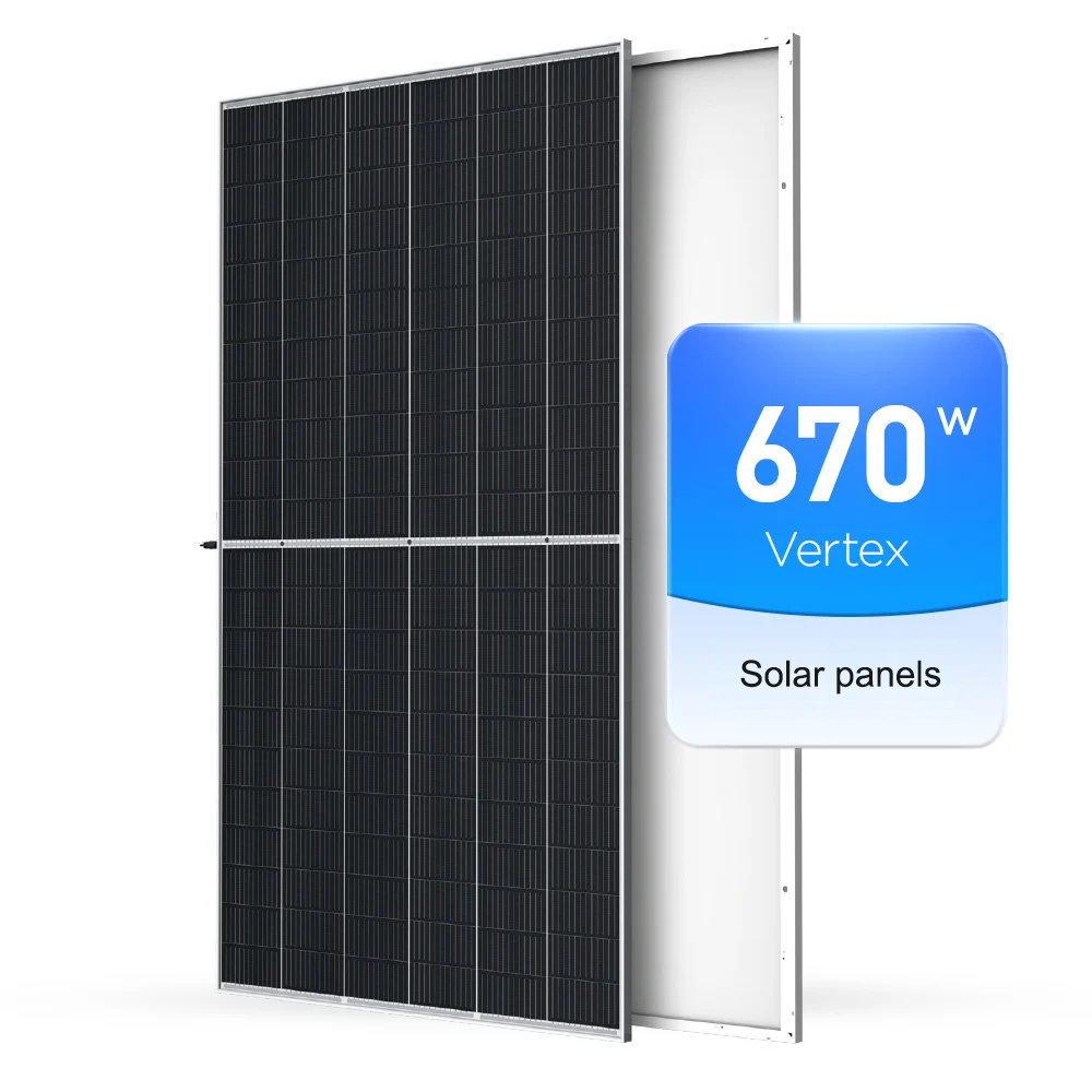 Trina Solar Panels 435W 500W 550W 600W 670W Monocrystalline Silicon Photovoltaic Solar Power Panels PV Module US Stock