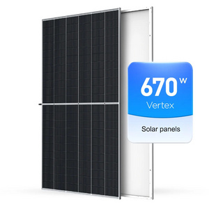 Trina Solar Panels 435W 500W 550W 600W 670W Monocrystalline Silicon Photovoltaic Solar Power Panels PV Module US Stock