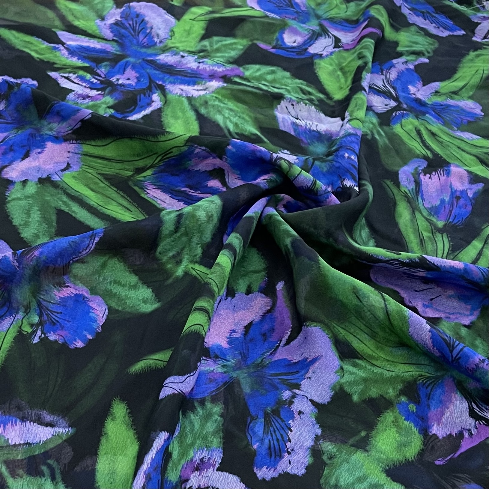 100% Silk Fabric mulberry silk fabric 10mm silk georgette