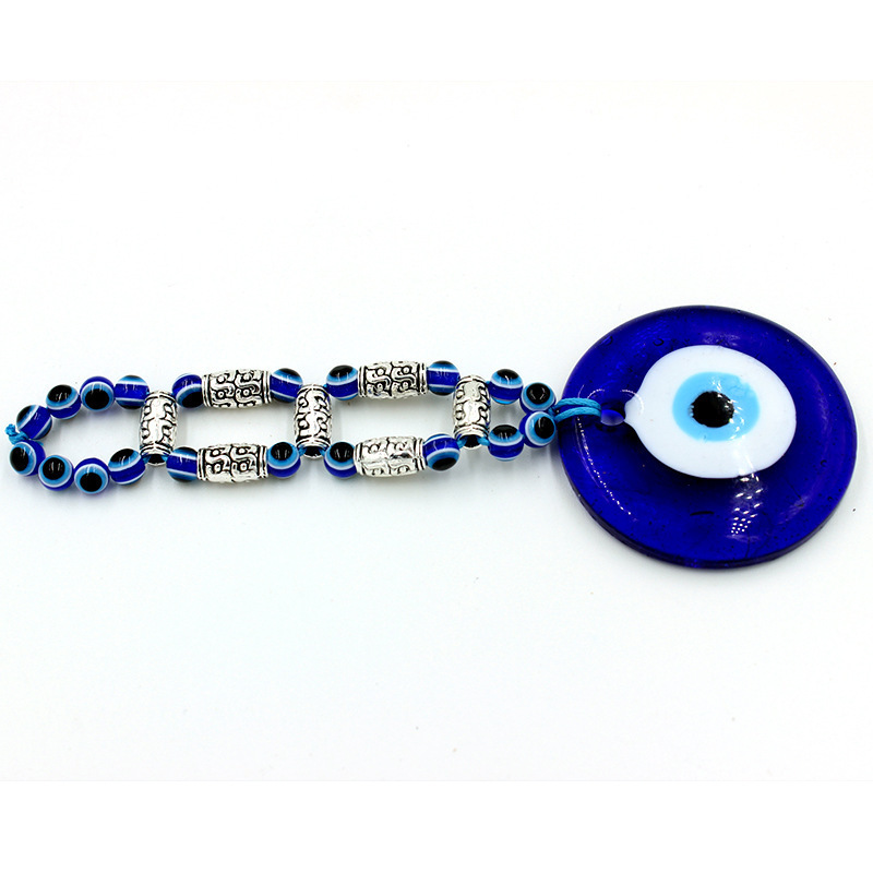 Personalized Mediterranean Craft Souvenirs Turkish Nazar Blue  Evil Eye Glasses Gift Perfect for Handbag/Car/Desk Decoration